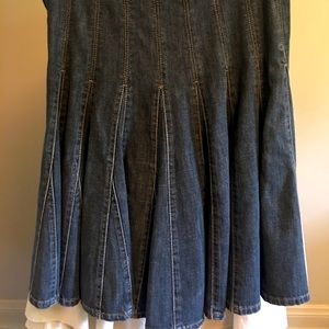 Mexx denim swing skirt